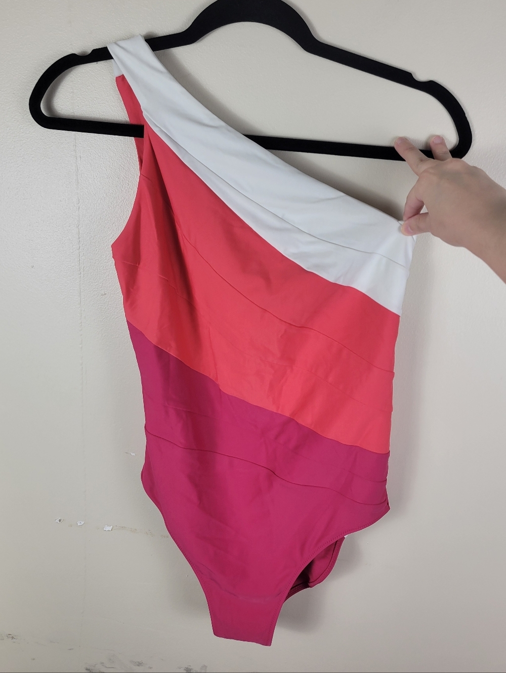 Summersalt Pink The Sidestroke One Piece One Shoulder Swimsuit Bikini - Picture 4 of 12